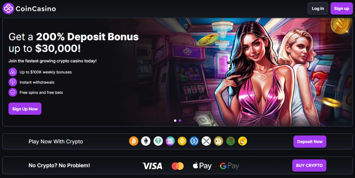 CoinCasino: Recenzie și Beneficii